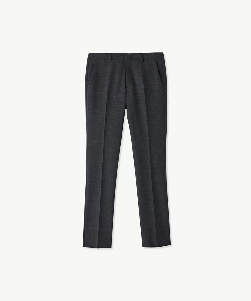 STCO Wool 50 Two-Tone Comfort Formal Pants Grey (Classic Fit)_Sslwa61Ccc
