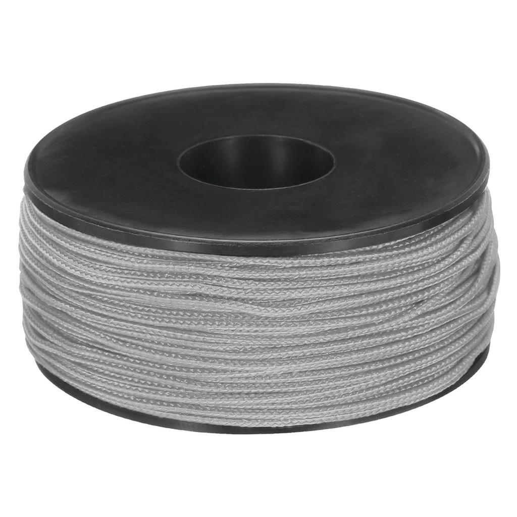 Uxcell 1.18mm X 164 Feet Paracord Micro Cord Rope 100 LB Polyester Braided Cord Spool for Camping Outdoor Jewelry Bracelet