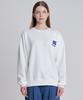 ZNOTHER Blue Rose Sweatshirt White
