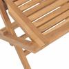 Garden Set 5 Pcs. Brown Solid Wood Teak