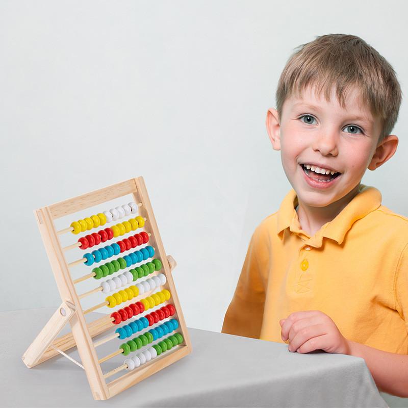 Wooden Math Counting Frame Educational Toy For Kindergarten And Elementary Students