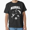 MADBALL Klasické Tričko vintage Vyprané s grafikou Stylové Lehce Zkrácené Pro Každodenní Nošení móda Prodyšné Měkké streetwear