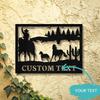 Retro Cowboy Metal Wall Art Western Home Decor Silhouette Indoor Outdoor Gift