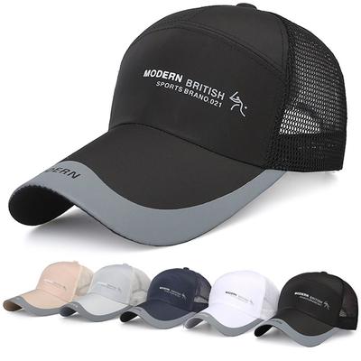 Vyriškos vasarinės beisbolo kepuraitės lauko sportinės apsaugos nuo saulės kepurės Unisex kvėpuojantis tinklelis nuo saulės kepurė