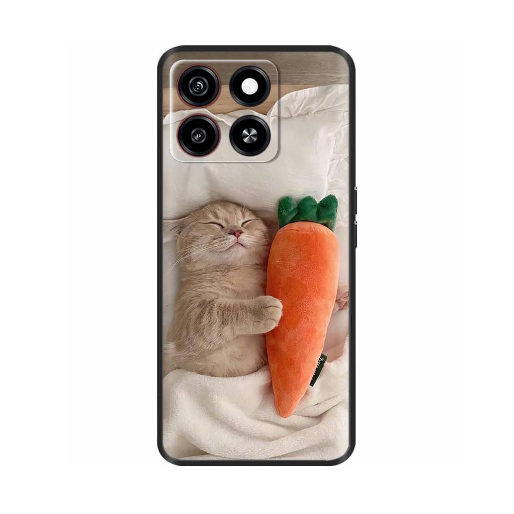 For ZTE Blade A35 Case Phone Case Cute Patterns Soft Liquid Silicone Cover For ZTE Blade A55 ZTEA35 ZTEA55 Protector Shell Cases