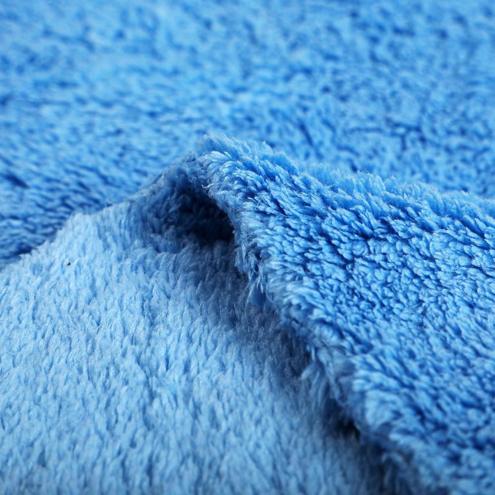 Trimmed coral fleece car towel Thick water absorption does not leave water marks Multifunctional car cleaning towel