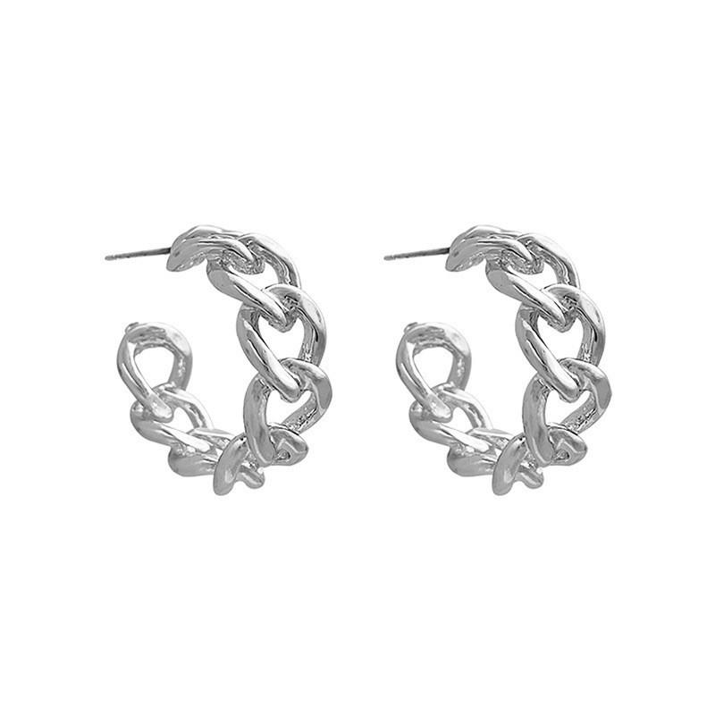 Trend Minimalistisch Goudkleurig Metaal Grote Cirkel Geometrisch Rond Grote Oorbellen Voor Vrouwen Bruiloft Feest Sieraden Hangers
