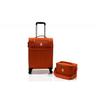 Lot Valise Cabine Souple + Vanity "Ultra Léger" - Lys Paris 2102/2 - Orange