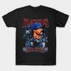 Asian Size Men Black Print T-shirt Davis Schneider No-Cut Heat Transfer Print Cotton Tshirt