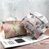 Creative Flower Tissue Boxes PU Leather Tissue Case Waterproof Storage Box Tissue Cover Desk Clean Napkin Holder Household Items