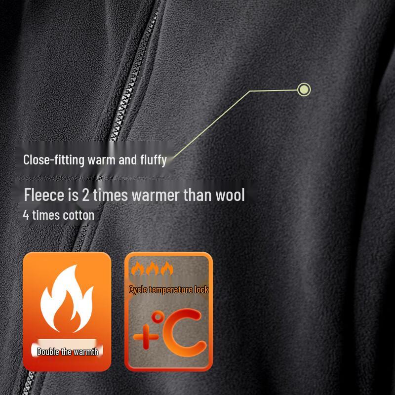 Baleno Men's Heavyweight Fleece Lined Windbreaker Jacket
