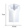 Diamond Shape Handmade Candle Mold Cone Clear Silicone Candle Mold Scented Candle Mould For Diy Making Handmade UV Epoxy Crystal