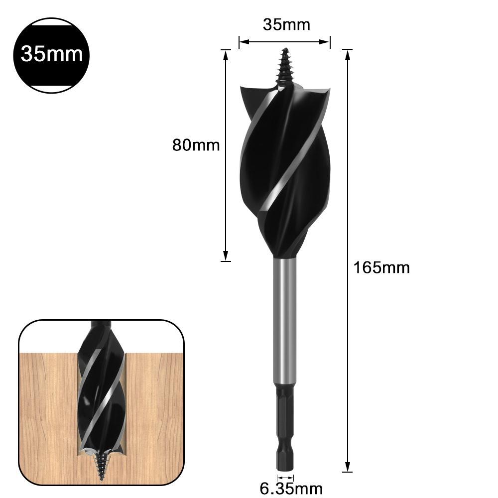 10-32mm Woodworking Auger Drill Bit Set Wood Drill Bit Reaming Drill Wood Auger High-Carbon Steel Fast Cut Woodworking Drill Bit Sets