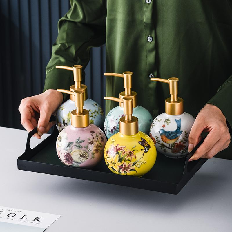 300ml Soap Dispenser Press Bathroom Shower Gel Shampoo Bottle Lotion Separate Bottle Separate Bottle Cup Dispenser Bathroom