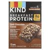 KIND Bars, Breakfast Protein Bar, Dark Chocolate Cocoa, 6 Packs, 50 G (1.76 Oz) Each