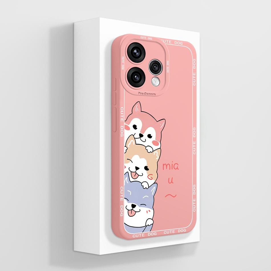 Case For Oppo Reno 15 Pro Mini 15C 15F Cute Panda Liquid Silicone High Quality Phone Back Cover For Oppo Reno15 Couple Funda