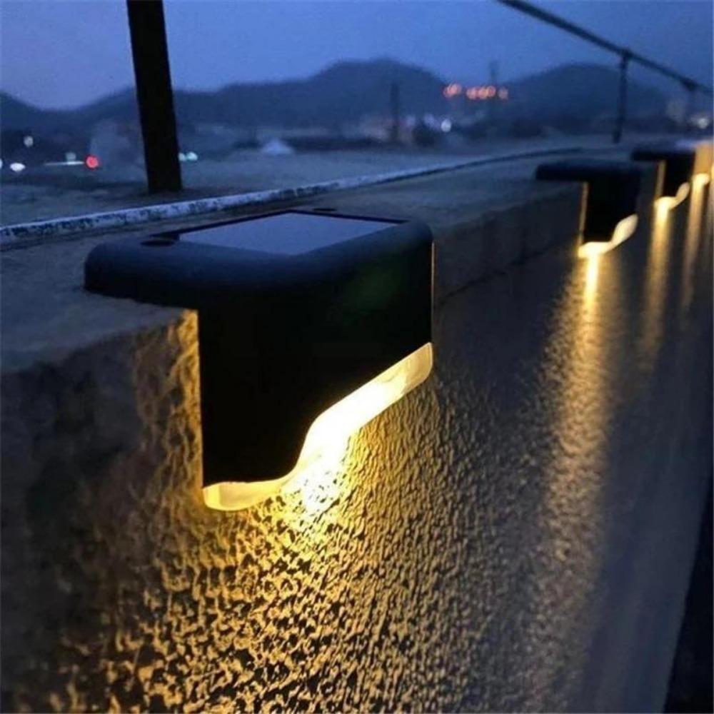 30W Solar Stairs Light Outdoor Waterproof Solar Powered Garden Lamps for Railing Deck Step Yard Patio Pathway Fence Light