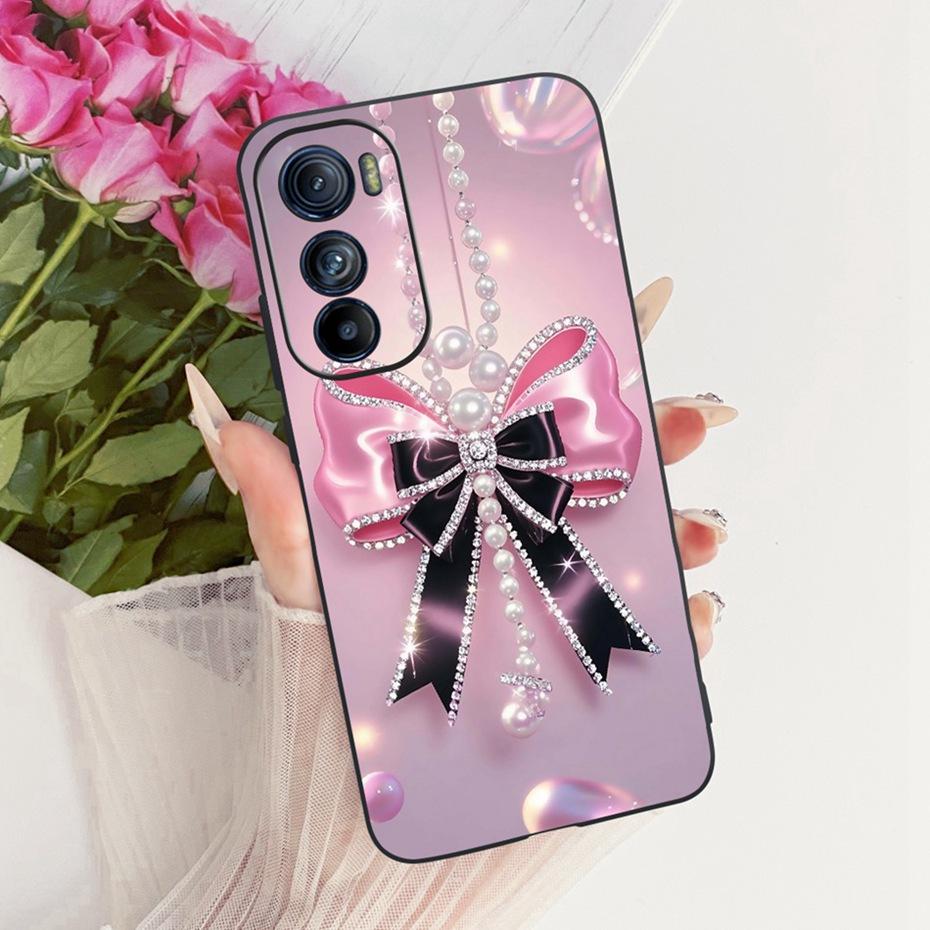 Cute Printing Phone Case For Motorola Edge 30 30Pro 30Neo Soft Black Silicone TPU Cases For MOTO Edge30 Pro Neo Covers Bumpers