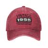 Custom Cotton Birthday Gift Vintage  Aged Perfectly Limited Edition Baseball Cap for Unisex Women Breathable Dad Hat Streetwear
