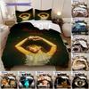 Ayliva's Retro Style Poster Bedding, Duvet Cover, Pillowcase, Home Decoration, Birthday Gift (1 * Duvet Cover+2 * Pillowcase, Coreless)