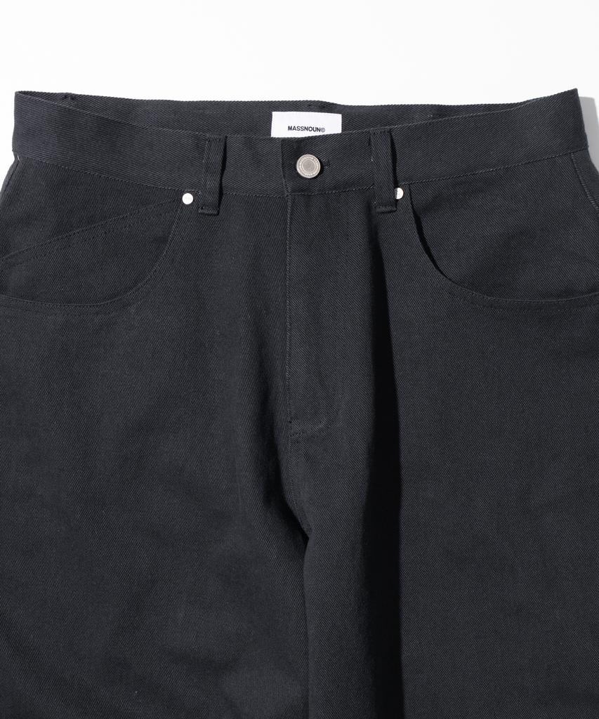 MASSNOUN Unmeasured Cation Balloon Pants Msicp001-Bk