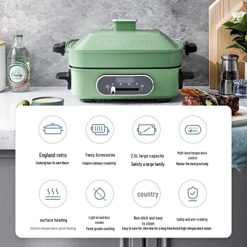 Morphy Richards MR9088 Multi-Function Electric Pot CN Plug (adapter Included)