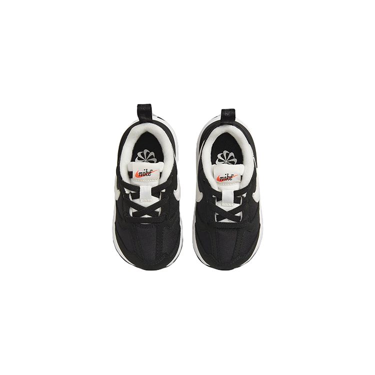 Nike Air Max Dawn TD Black Metallic Silver Baby Sneakers Total-Orange Summit-White DC9319-002