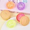 5Pcs Glitter Steamed Bun Toy with Steamer Stress Relief Simulation Dumpling Squeeze Sensory Fidget Toy Stretchy Decompression Dough Ball Desk Toy