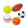 Set de 5 piese jucării sport scârțâitoare puppy Ariko, culori mixte, 1 set
