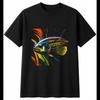 Neon Tench In Water Sea Ocean Mens T-Shirt Black 100% Cotton Marine Printed