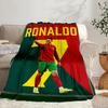Cristiano Ronaldo  Portable Blanket/Soft Blanket Bedding Blanket Suitable for Travel Camping Living Rooms Offices Sofas Fan Gifts