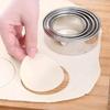 Stainless Steel Round Cake Rings Biscuit Mold DIY Dumpling Skin Cutting Tool Fondant Press Shaped Decorating Kitchen Baking Tool