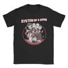 System of a Down Mushroom People T Shirts Mens  Pure Cotton Funny TShirts Crewneck  Tees Short Sleeve Clothes Gift Idea