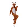Unisex Adult Christmas Reindeer Costume Deer Animal Fancy Dress Party Jumpsuit Outfit
