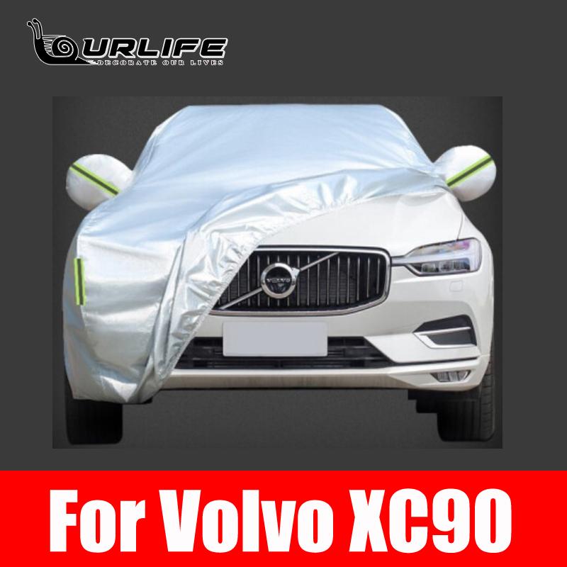 For Volvo XC90 2015- Car Covers Size Indoor Outdoor Full Auot Cover Sun UV Snow Dust Resistant Protection