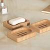 Soap Box Holder High Durability Not Easily Deformed Easy To Clean Bamboo Case