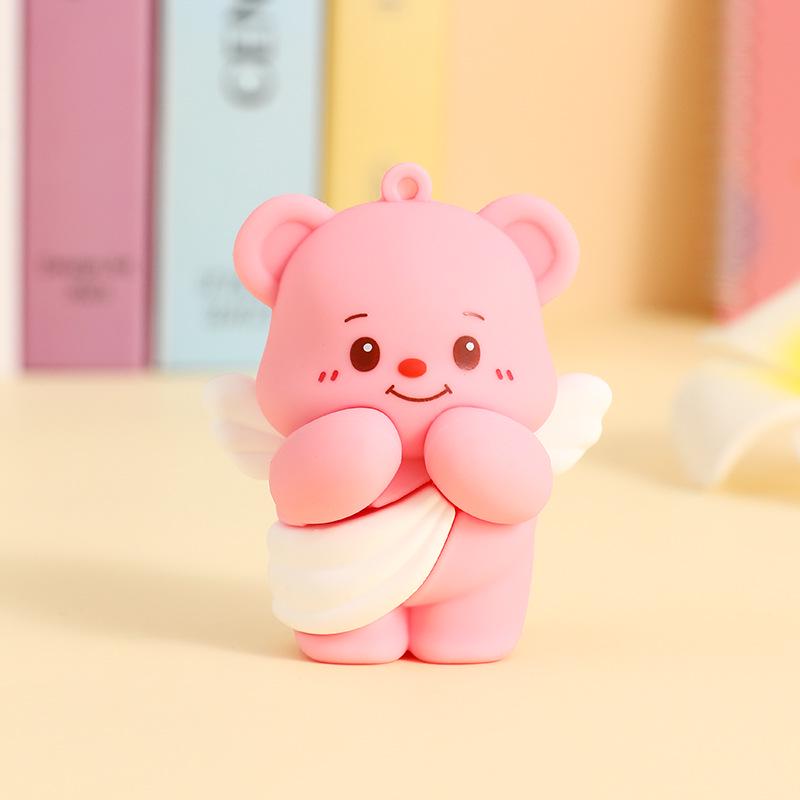 Genuine Cartoon Bear Keychain: Cute Bag Pendant and Small Gift