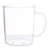 Otsuka Glas Handwerk Glas Kaffee mit hitzebeständigem Becher, 320ml, Henkel, Weiß, 49T519WH-1P