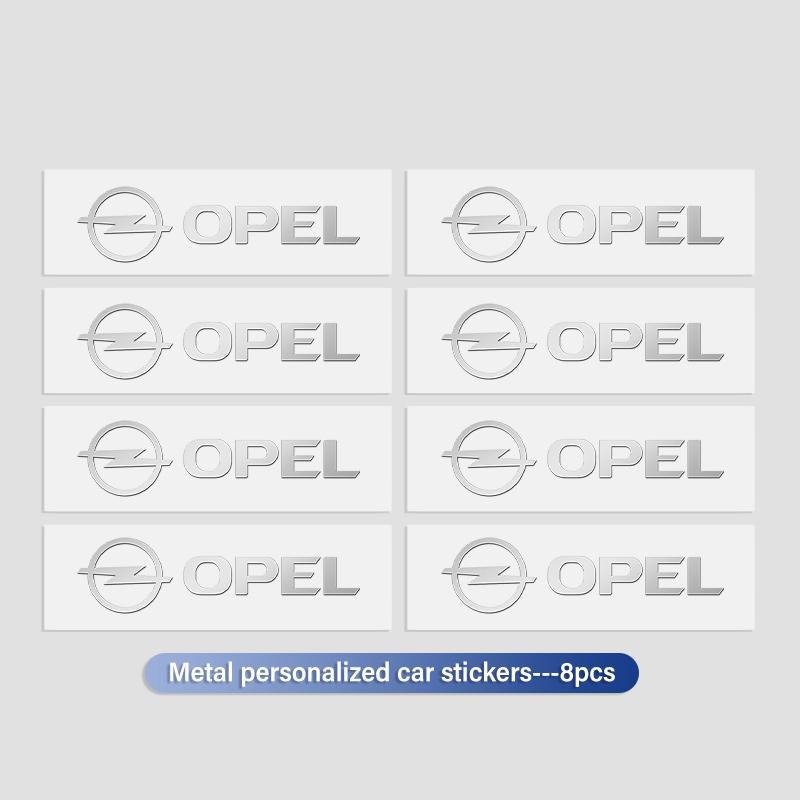Emblème de Voiture 3D Métal Autocollant Décoration Autocollants Pour Opel Astra G H J K F Corsa D Zafira B Insignia Mokka Regal