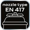 Tourist gas burner for EN417