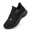Chaussures de running pour femmes nouvelle collection printemps maille légère semelle souple pieds non fatigués chaussures de sport et de loisir noires