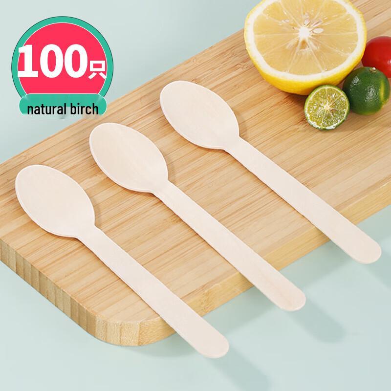UO Disposable Bamboo Spoons (100-pack)