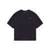 WE11DONE Ss22 Strassstein Logo Einfarbig Tasche Rundhals Kurzarm T-Shirt Unisex Oberteile Schwarz WD-TT1-22-523-U-BK