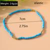 Bohemian Handmade Colorful Beads Anklet Summer Beach Beaded Ankle Bracelet Women Girls Holiday Jewelry Gifts