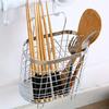Stainless Steel Hanging Cutlery Organizer: Kitchen Utensil Drainer for Forks, Spoons & Chopsticks