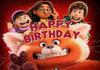 Cartoon Turning Red Alles Gute zum Geburtstag Banner Niedliches Roter Panda Thema Kinder Mädchen Geburtstagsparty Dekoration Foto Hintergrund Zubehör