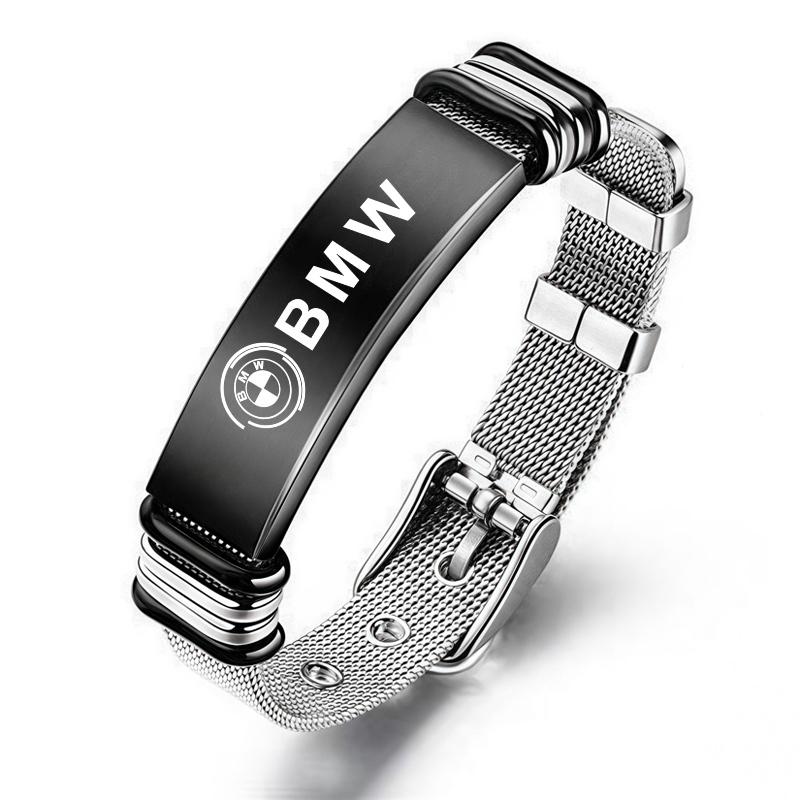 CPX5 For BMW 50th Anniversary G20 G30 G32 E90 E84 F48 F39 Personalized Trendy and Versatile Adjustable Stainless Bracelet Decoration