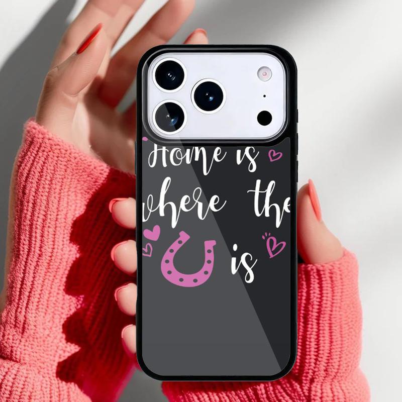 Home Is Where The Horse Is Phone Case for iPhone 17 16 15 14 13 Pro Max Back Cover for 12 11 Pro Coque