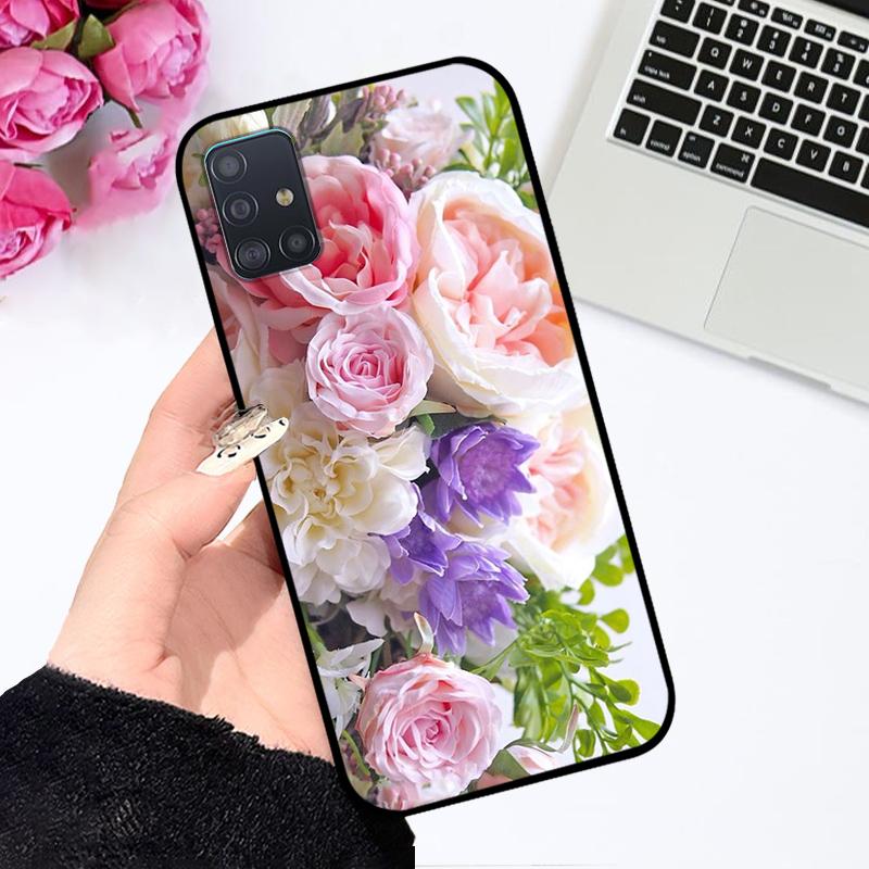 For Samsung Galaxy A71 4G 5G Case Galaxy A70 Silicone TPU Matte Phone Cover For Samsung A Quantum Fundas SM-A716N Coque Bumper