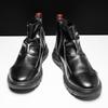Fashion Men Chelsea Boots Slip-on Waterproof Ankle Boots Retro Black Men Fashion Boots Motorcycle Shoes 2025 New